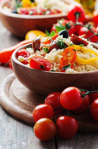 istock Couscous with vegatables and olive 487334688