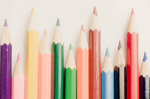 istock Art background, color pencils in pastel tone. 487335620