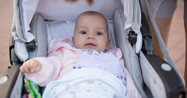 istock baby in a baby carriage 487336162