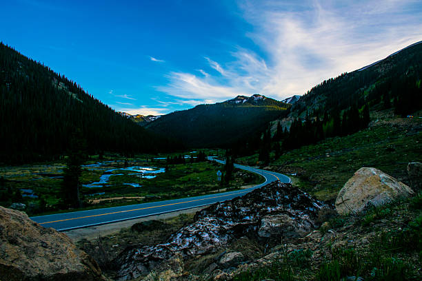 istock Road Across Colorado into Rocky Mountains Independence Pass 487336566