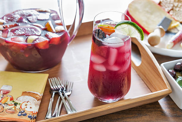 istock Ice cold red sangria perfect for entertaining 487345702