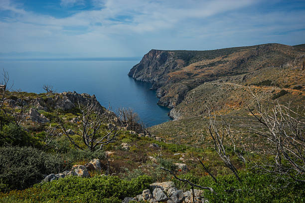 istock Scenic landscape with seaview, Kythira, Greece 487348352