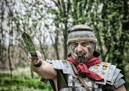 1st century Roman soldier in armour