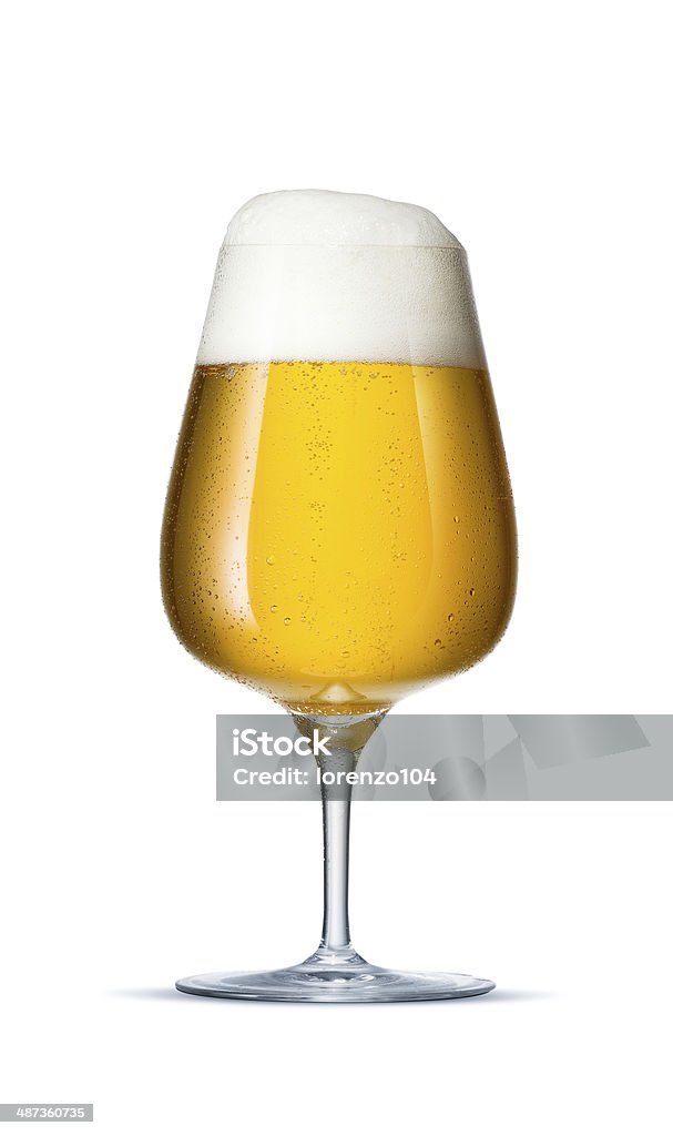 Glas of beer a glas of good bavarian beer..- Alcohol - Drink Stock Photo