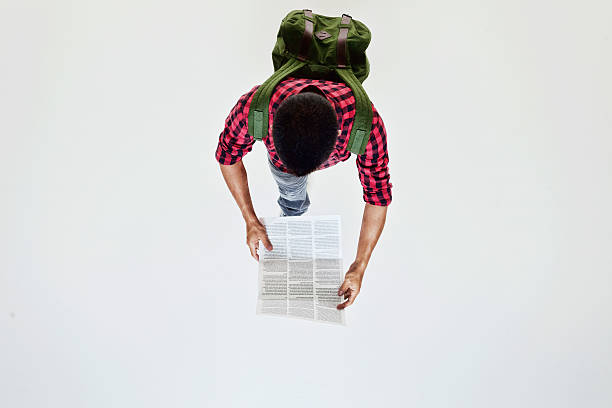istock Above view of hiker walking 487361953