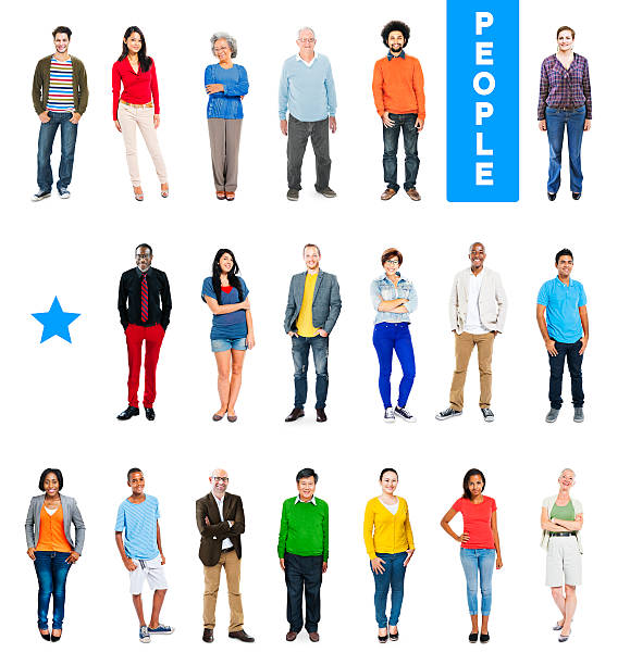 istock Group of Multiethnic Diverse Colorful People 487362075