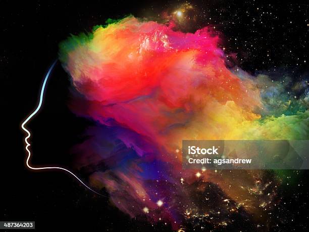 Constellation Of You Stock Photo - Download Image Now - Multi Colored, Contemplation, Art