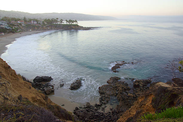 istock Beach cove at sunrise 487379496
