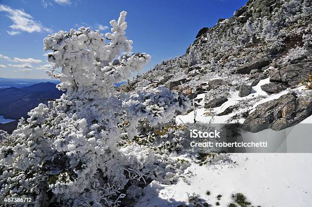 Snow Covered Mountains In The Adirondacks New York Stock Photo - Download Image Now