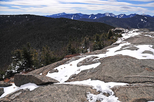 istock Snow covered mountains in the Adirondacks, New York 487386734
