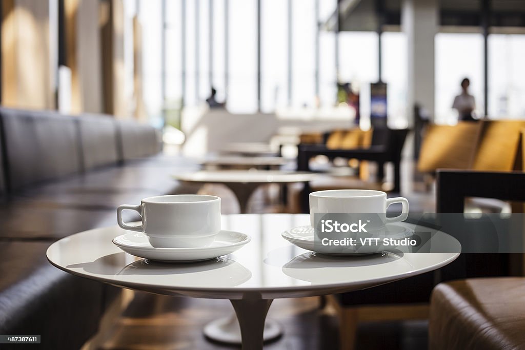 Zwei Tasse Kaffee im Café - Lizenzfrei Paris Stock-Foto