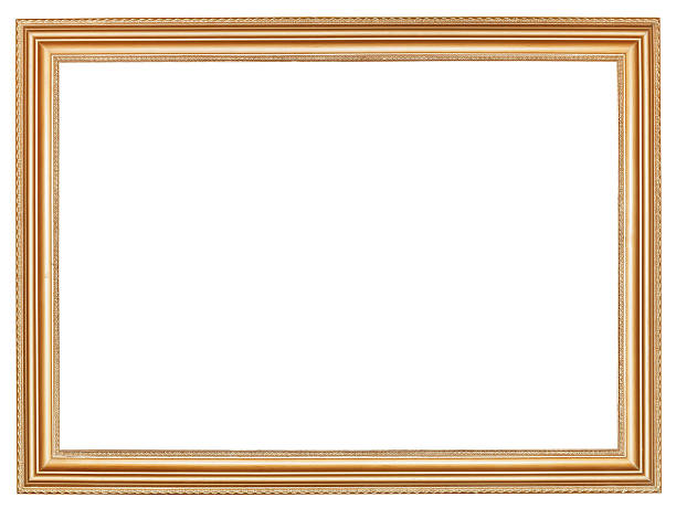 istock classic wide retro wooden picture frame 487388207