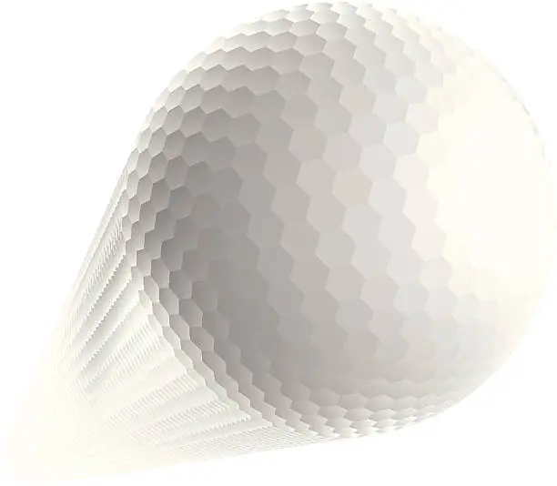 Vector illustration of Golf ball