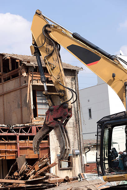 istock Demolition of the house 487389347