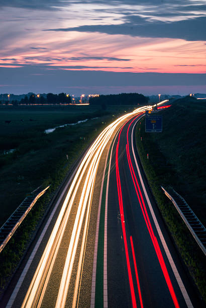 istock Long exposure photo of traffic 487392617