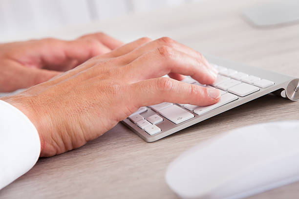 istock Businessman Working At Office Desk 487393127