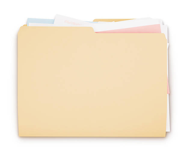 folder full of paperwork - akte envelop stockfoto's en -beelden