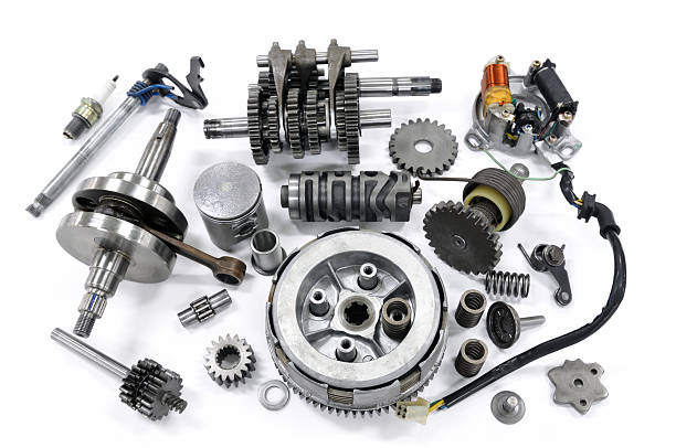 istock Engine of a dismantled motorcycle 487394407