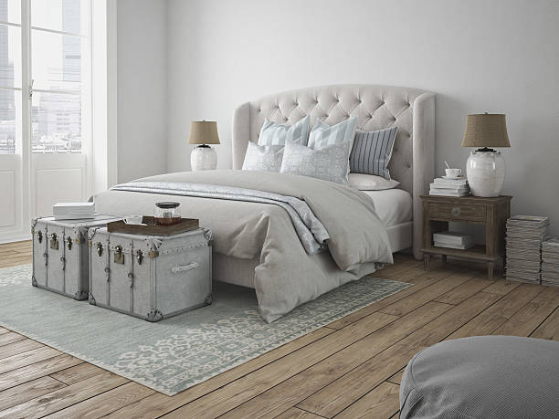 istock luxury vintage style bedroom. 3d rendering 487409178