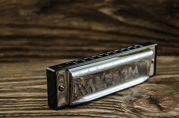 Harmonica Musical instrument harmonica with nickel-plated harmonica stock pictures, royalty-free photos & images