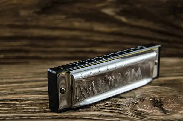 Musical instrument harmonica with nickel-plated