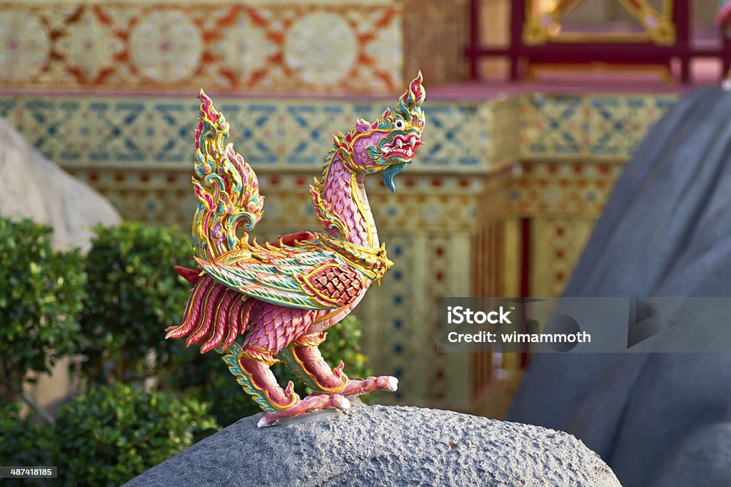 Thai style sculpture art. Thai style sculpture art, fairy tale animal Ancient Stock Photo