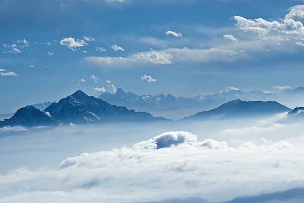 istock Site, sea of clouds waterfall scenery 487419069