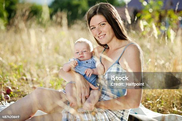 Mother And Son Stock Photo - Download Image Now - 30-39 Years, Activity, Adult