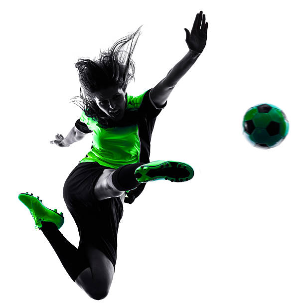 istock woman soccer player isolated silhouette 487422816