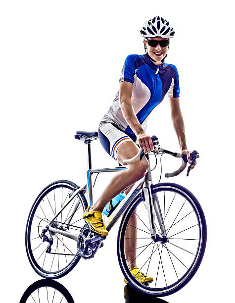 istock woman triathlon ironman athlete cyclist cycling 487423736