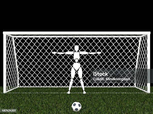 Penalty Area Stock Photo - Download Image Now - Adult, Aggression, Cartoon