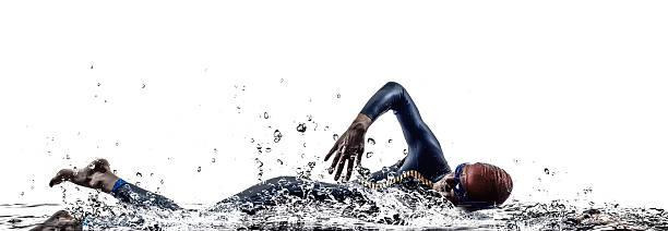 triathlon iron man athlete swimmers swimming