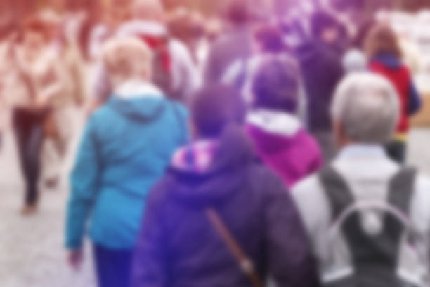 istock Blur Crowd of People as General Public Concept 487428140