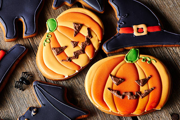 istock Halloween homemade gingerbread cookies 487431246
