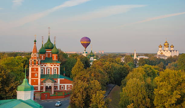 Yaroslavl Church of Archangel Michael on the embankment in Yaroslavl golden ring of russia photos stock pictures, royalty-free photos & images