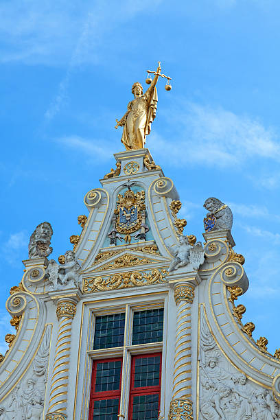 istock Lady of justice in Bruges 487439673