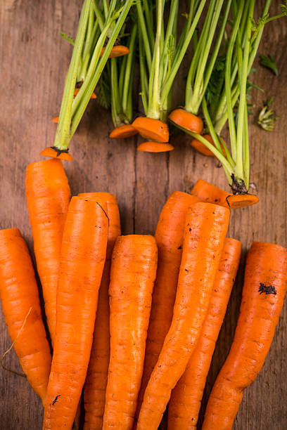 istock Farm fresh carrots from above 487439826