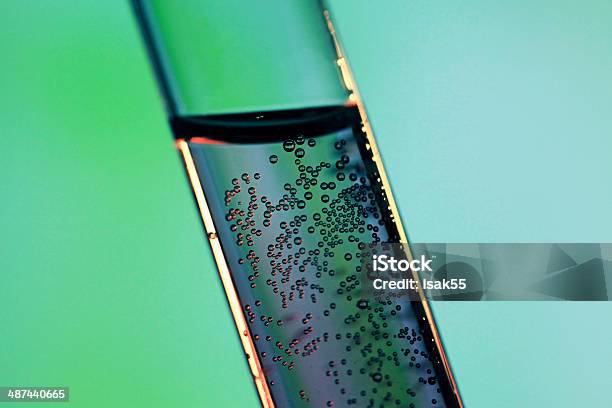 Air Bubbes In Test Tube Stock Photo - Download Image Now - Biochemistry, Biology, Biotechnology