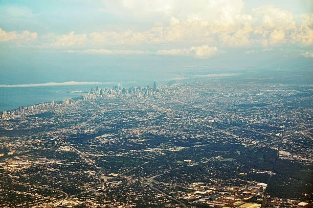 istock Chicago and Surroundings from the Air 487445078