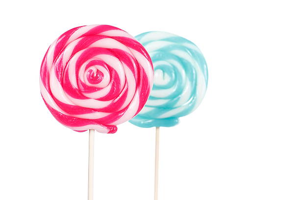 istock Closeup Lollipop on White background 487445993
