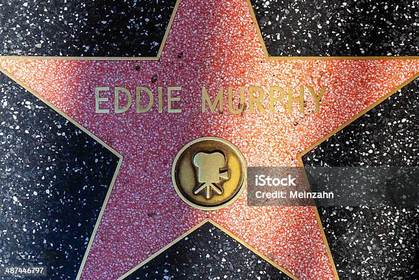 Eddie Murphys Star On Hollywood Walk Of Fame Stok Fotoğraflar & ABD‘nin