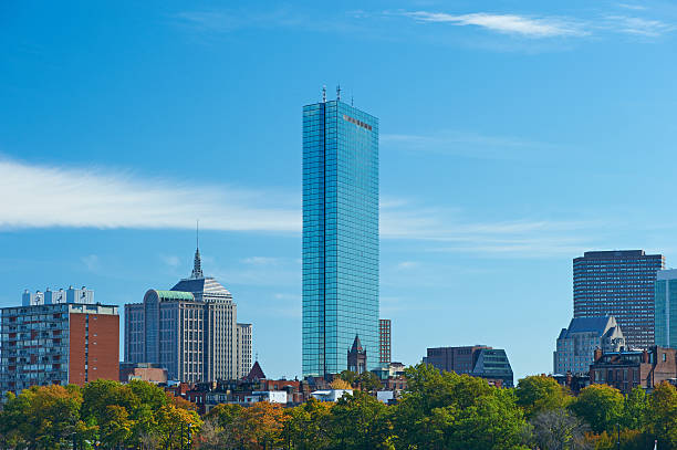 istock Boston and Charles river view from Harvard Bridge 487447960