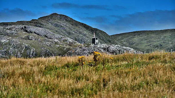 Beara Way - Copper mine near Eyeries, the most colorful village Irelands