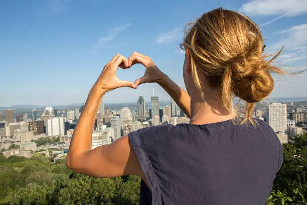 Photo of Expatriate woman loving new life in Canada-Montreal