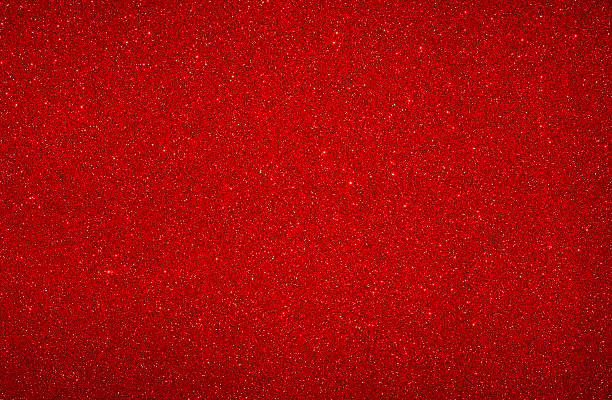 christmas background – red glitter – sharp - rood stockfoto's en -beelden