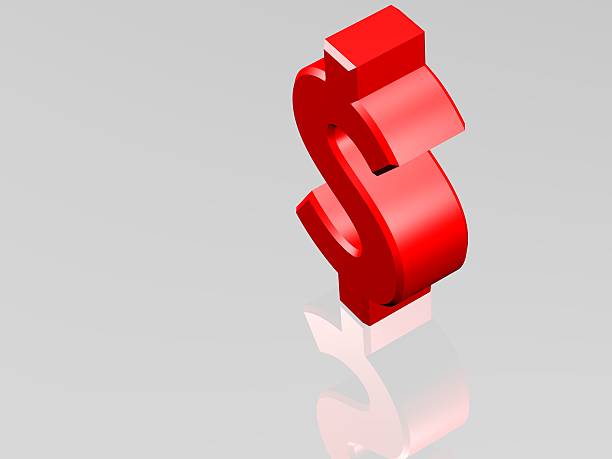 istock Dollar sign, international trade concept, 3D rendering 487459182