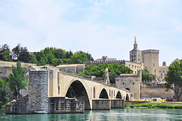 istock Avignon Bridge and Popes Palace 487462252