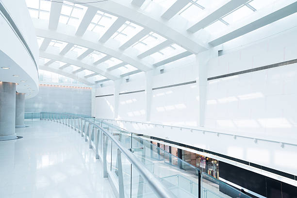 istock contemporary hallway of modern office building 487464411