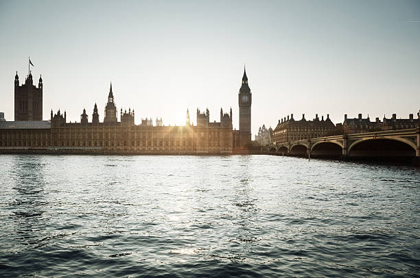 istock Big Ben and Westminster at sunset, London, UK 487464904
