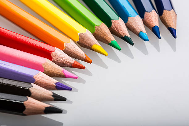 Conte Crayons And Oil Pastels Stock Photo - Download Image Now - Color  Wheel, Art, Art And Craft - iStock